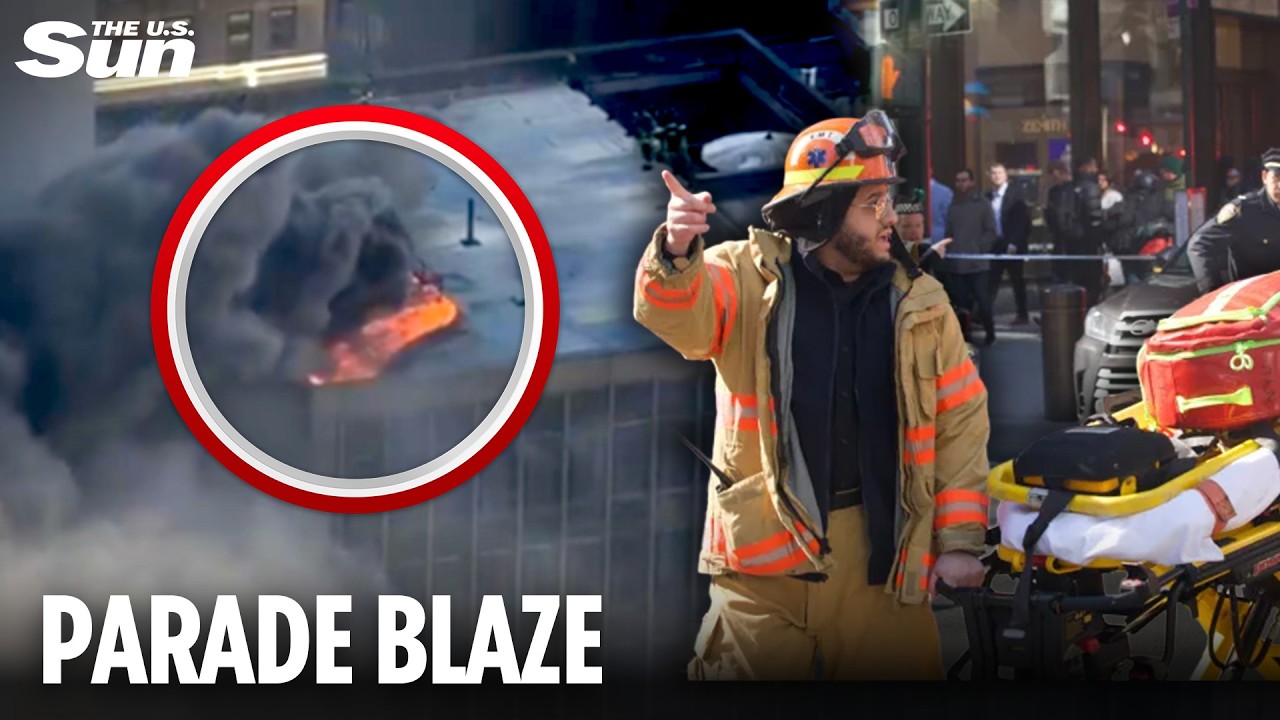 MASSIVE fire breaks out near St. Patrick’s Day parade in Manhattan