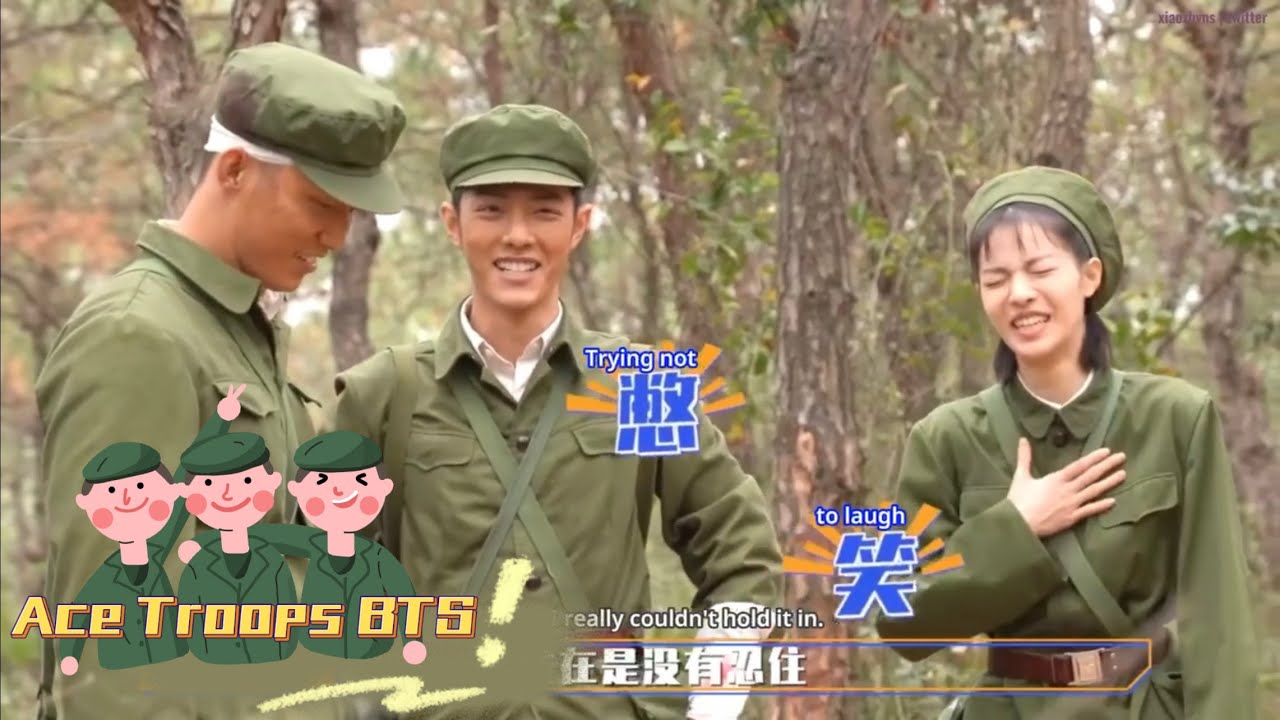 [Eng] Ace Troops BTS | Xiao Zhan as Gu Yiye | Singing & Goofing Around on Set