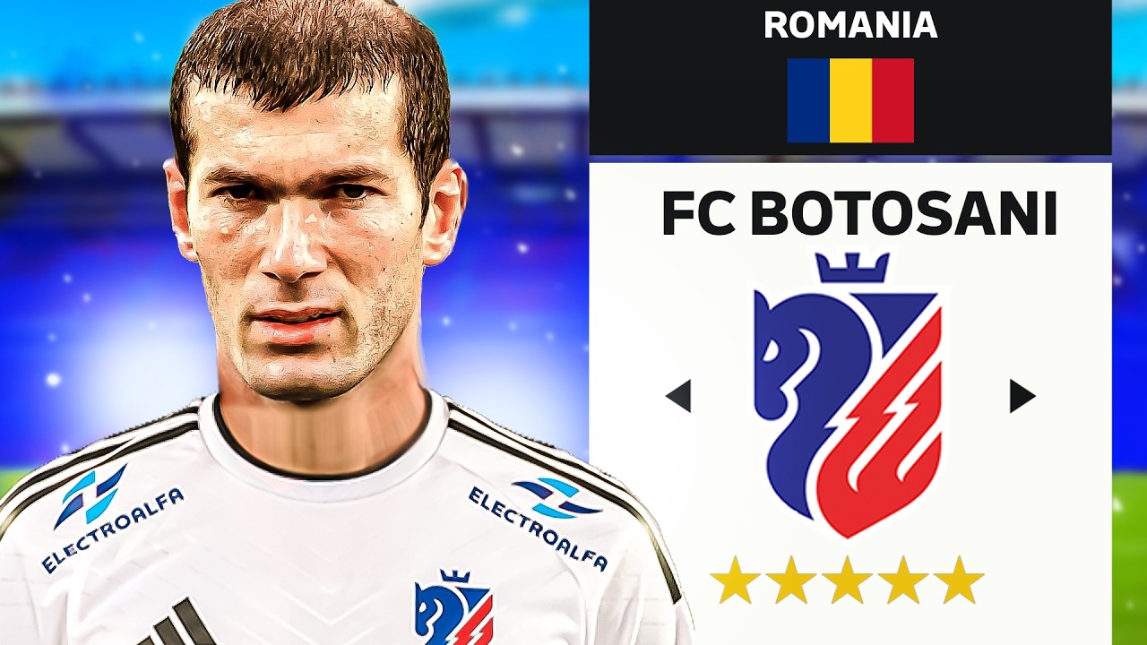 ZIDANE SE TRANSFERA LA BOTOȘANI SĂ CÂȘTIGE CHAMPIONS LEAGUE!