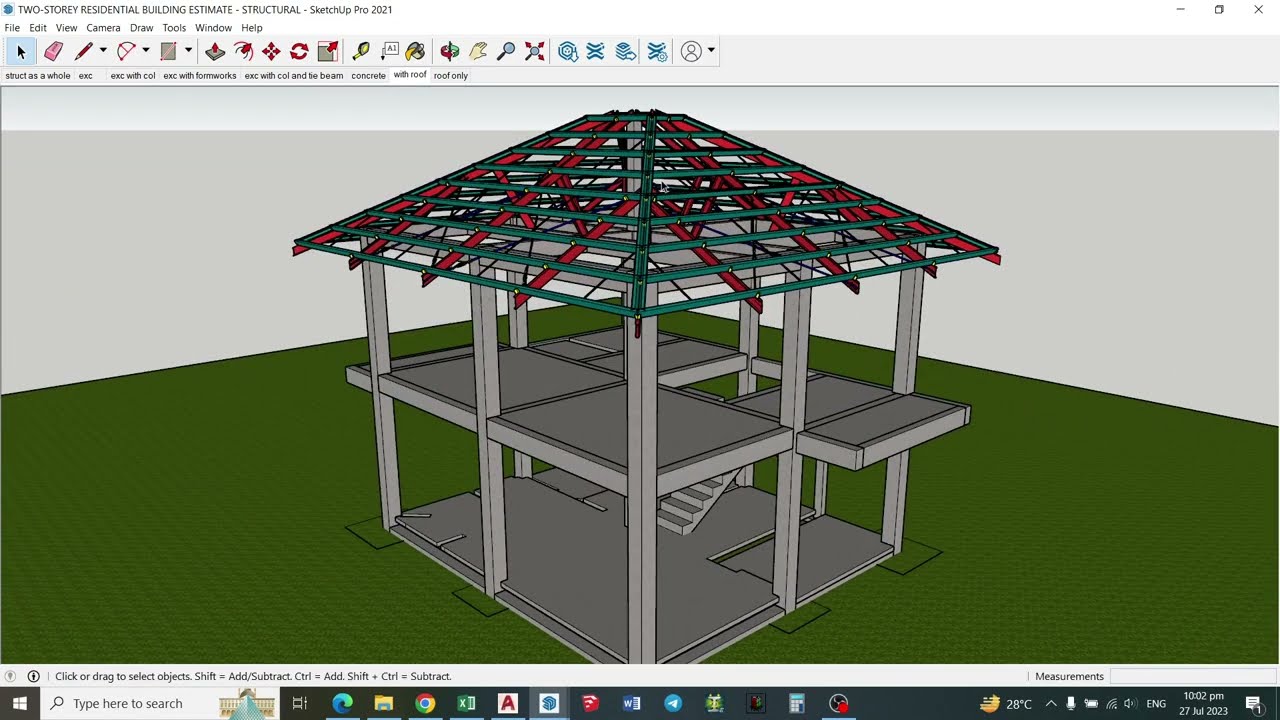 Part 1 (Introduction) Estimate Tutorial of Two-Storey Residential Building