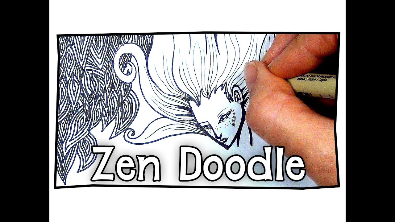 Wild Doodle || zentangle time-lapse drawing