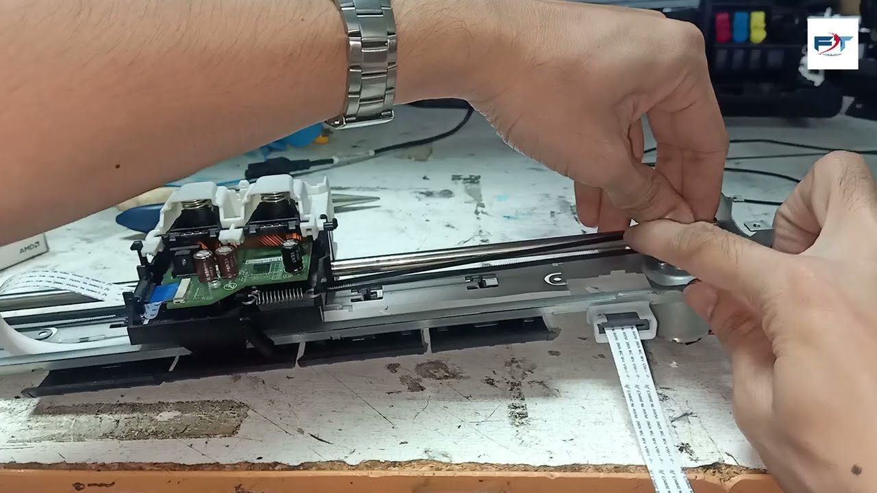 HOW TO CHANGE A PCA CARRIAGE BELT ON THE PRINTER | HP PRINTER SERIES