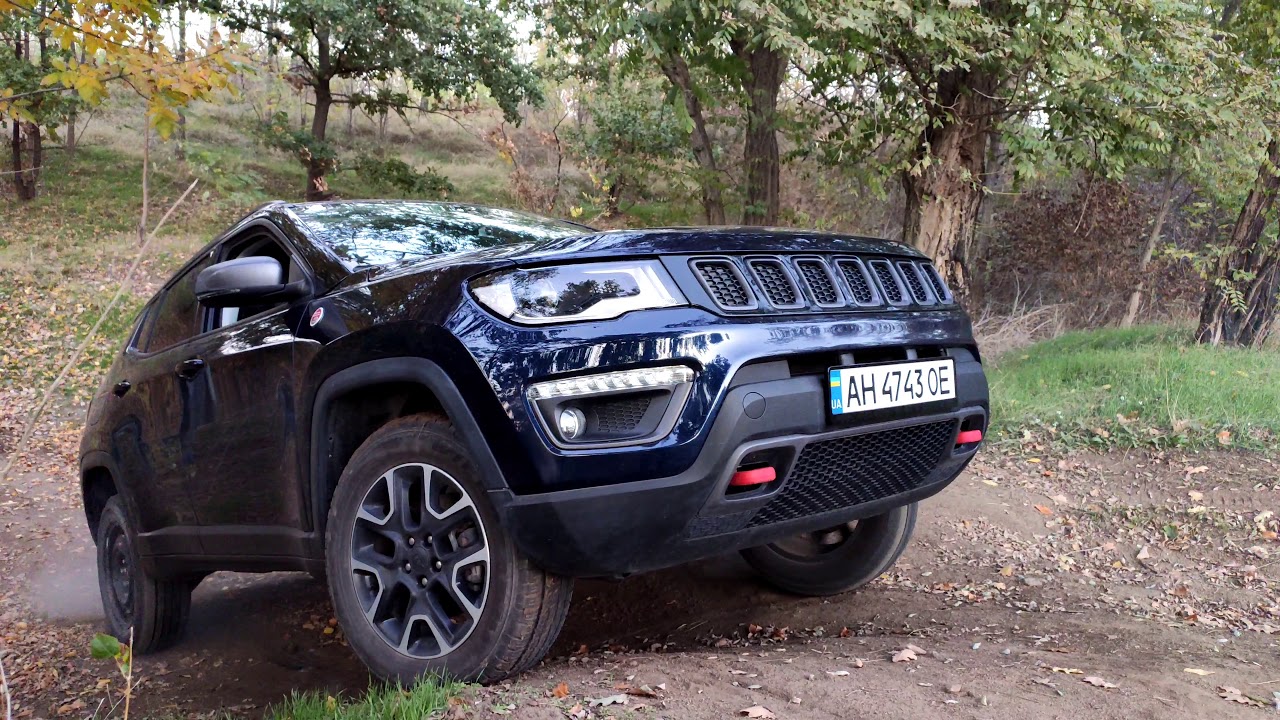 Jeep Compass trailhawk диагоналка с разными режимами