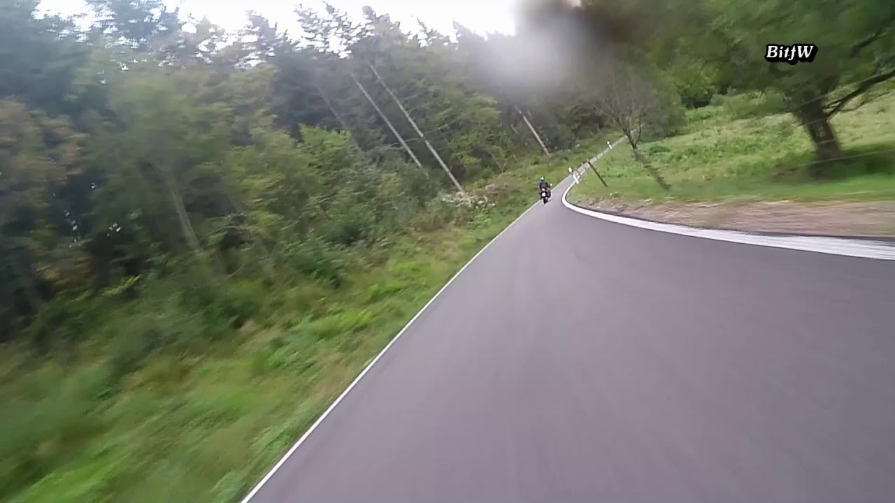 Schwarzwald & Motorrad: Rote Lache, der 2015 erneuerte Teil Gopro BitfW