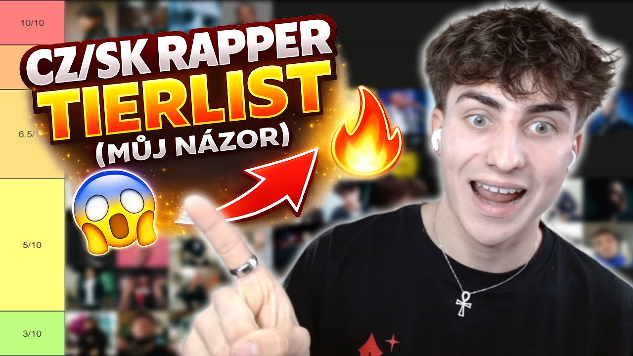 TENHLE CZ/SK RAP TIERLIST ROZPOUT&Aacute; H&Aacute;DKY&hellip; 👀