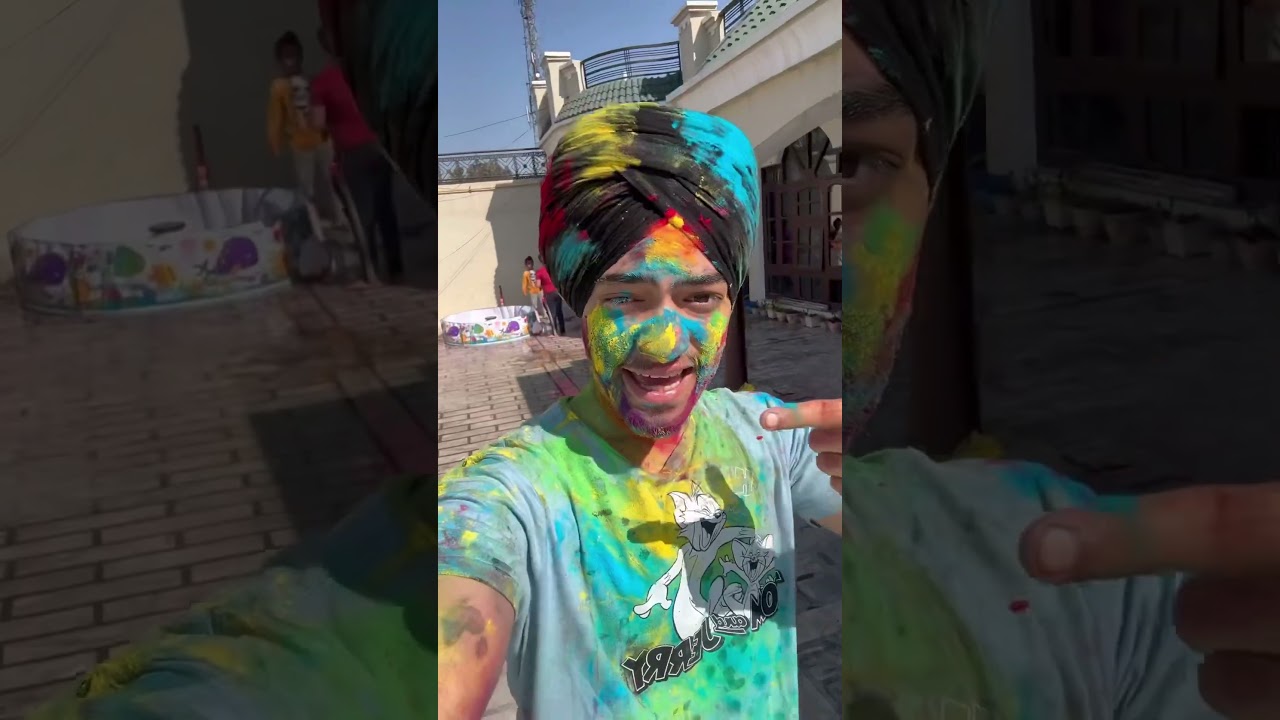 Holi pe हड्डी tut gyi 😱 aur ghar se nikal diya | Holi mini vlog | Happy Holi #shorts #shortsfeed