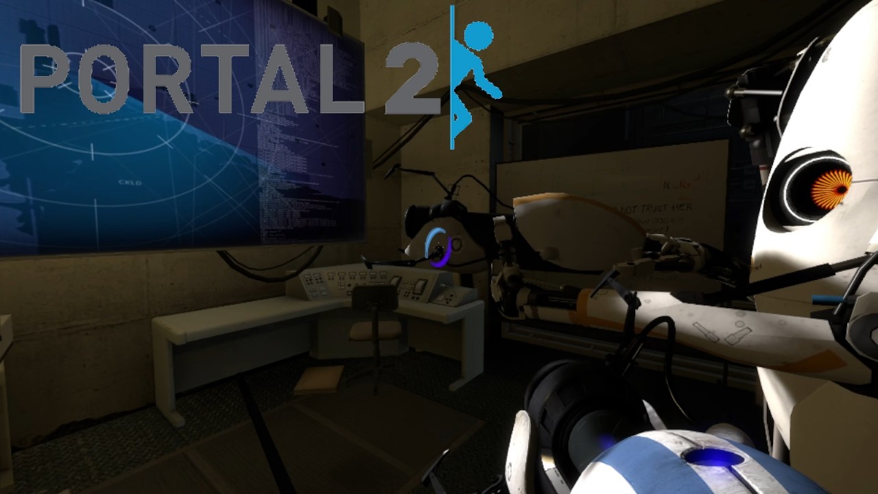 we play Portal 2 multiplayer for the first time