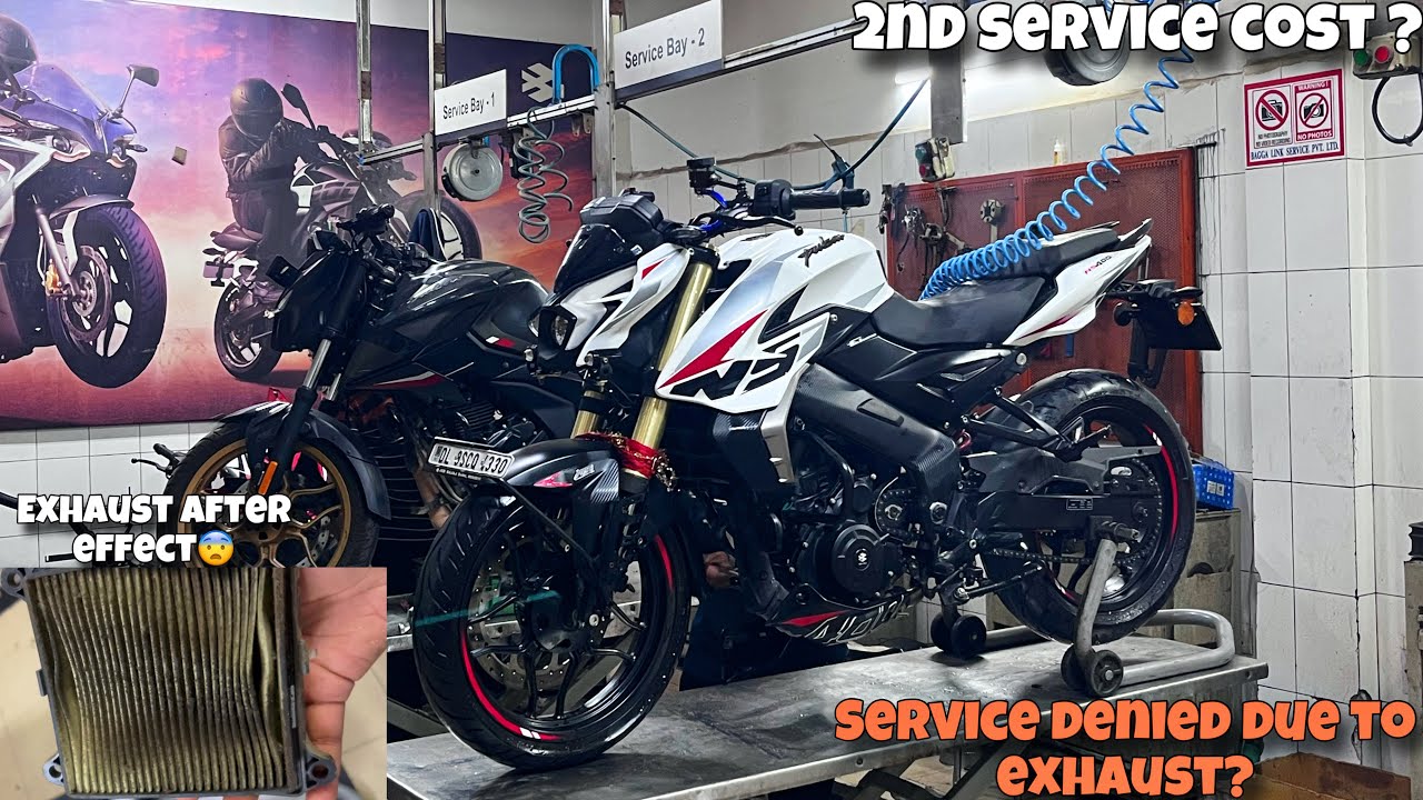 Pulsar NS400Z Second Service Charge | Arrow Ko Hatana Pdega😣