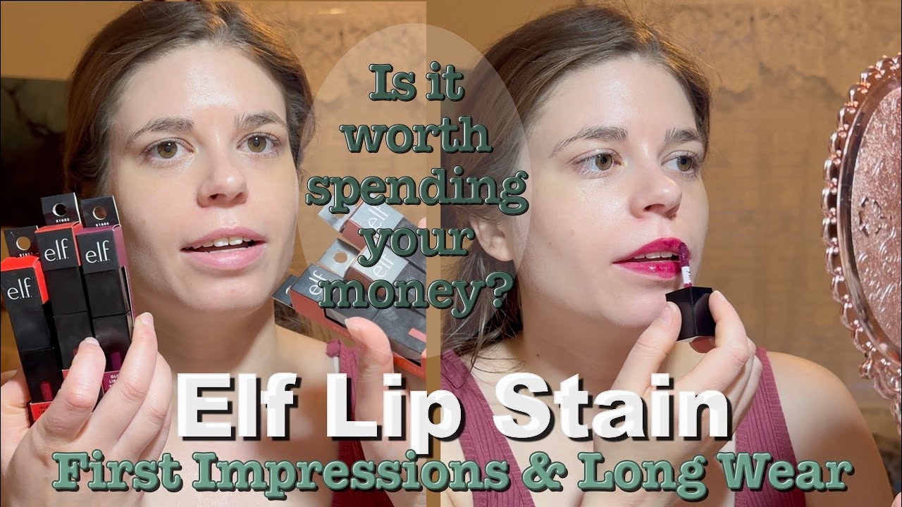 Elf Lip Stain - Long Wear Test & First Impressions