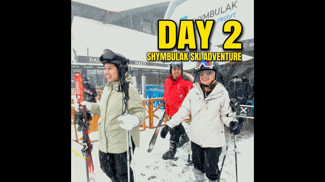 Kazakhstan: Day 2 Part 1 - Ski Day at Shymbulak