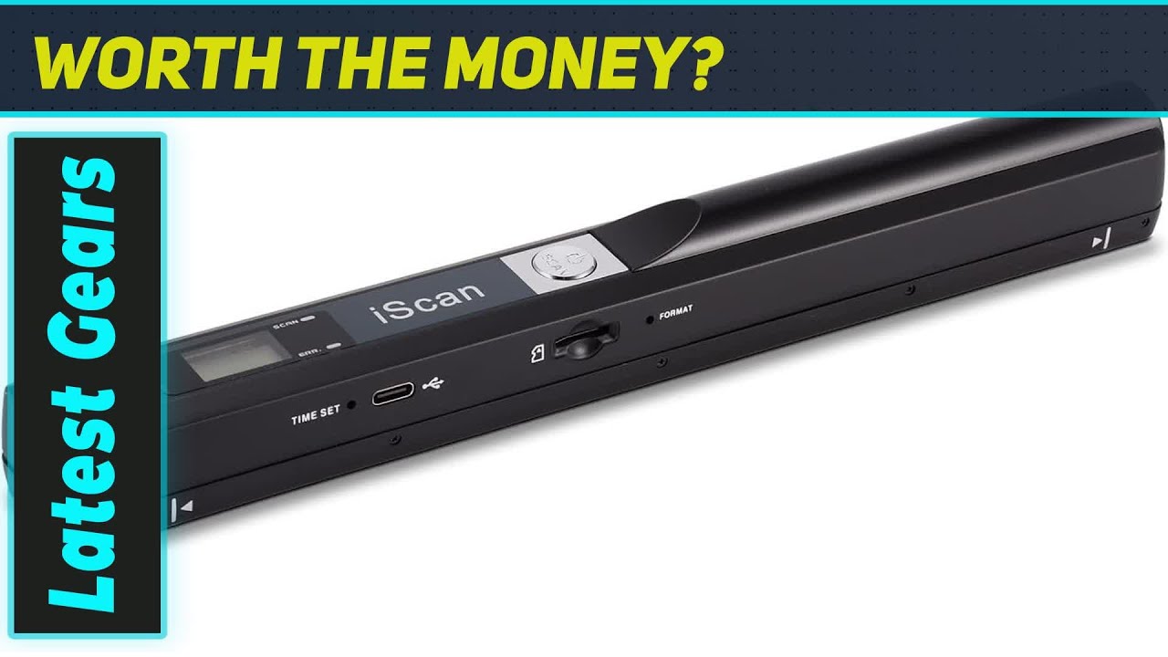 AOZBZ 900DPI Handheld Scanner: The Best Portable Document Scanning Wand!