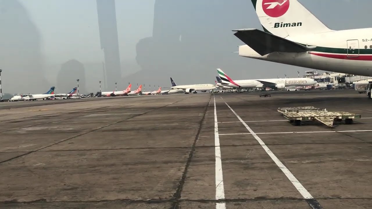 Driving by the Taxiway in Hazrat Shahjalal International Airport Part 4