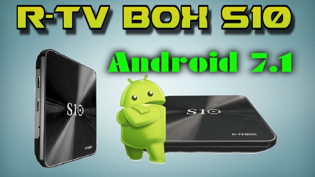 2017 NEW! R-TV BOX S10 Android 7.1 DDR4 3/32GB Amlogic S912 Android TV Box