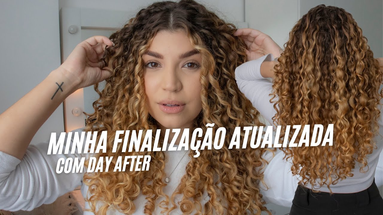 FINALIZAÇÃO CABELO CACHEADO DESCOLORIDO + day after | por Jessica Melo