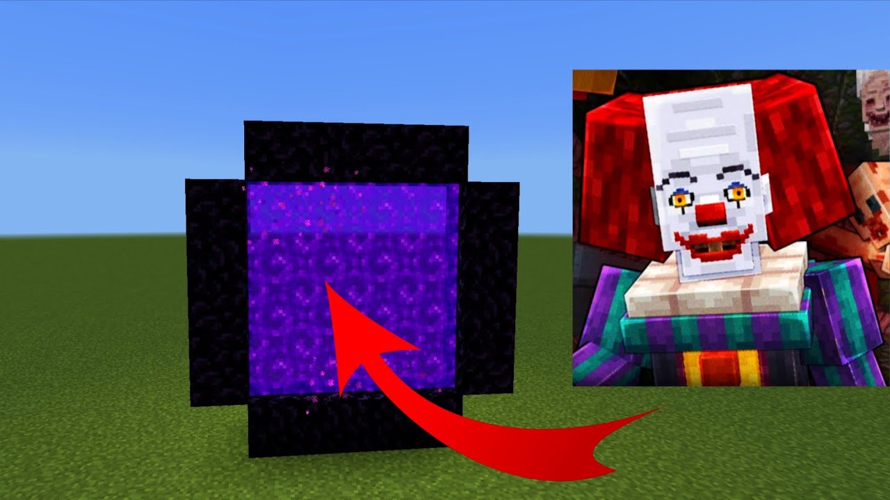 How to make portal to IT lost in derry 2 in Minecraft PE