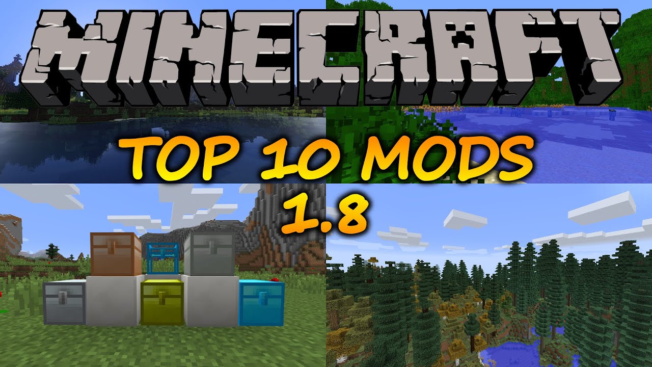 Top 10 Minecraft Mods (1.8)