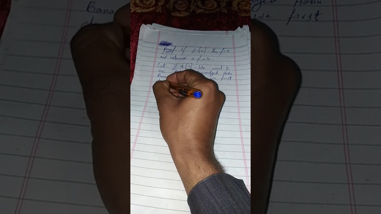 Functional Analysis Lecture # 10 (Hahn  banach theorem) by Muhammad Samee Ullah