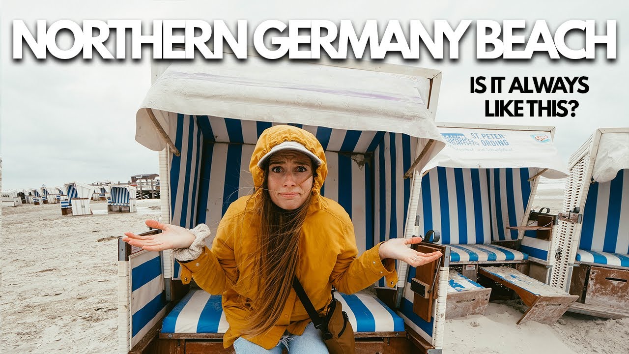 A DAY AT SANKT PETER ORDING | One of Germany's favorite beaches! (Is it always like this?!)