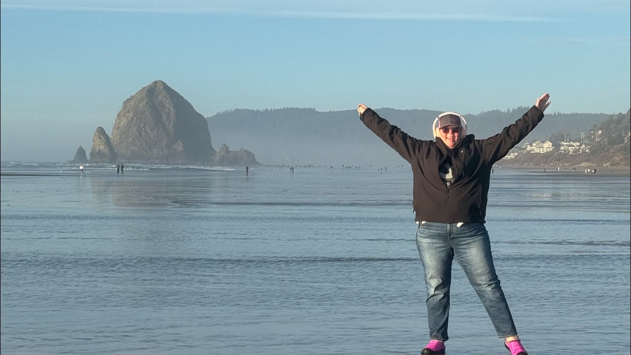 Live! Walk with me on Cannon Beach