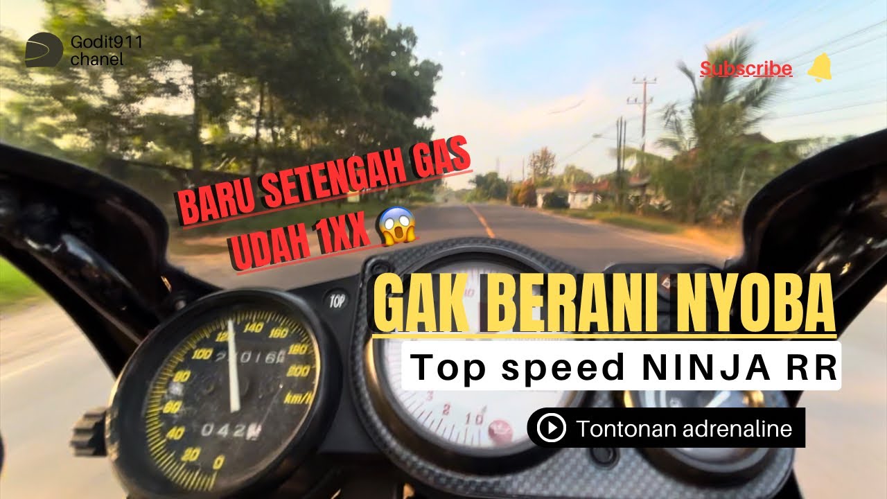 RAW Top speed KAWASAKI NINJA 150 RR INDONESIA | sedang tidak berani mencoba | UNCUT NO EDIT