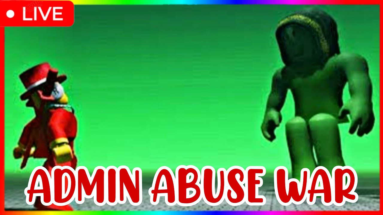 🔴😱 A MAIOR BATALHA DE ADMIN ABUSE DO ROBLOX! *Jandel Vs Sammy