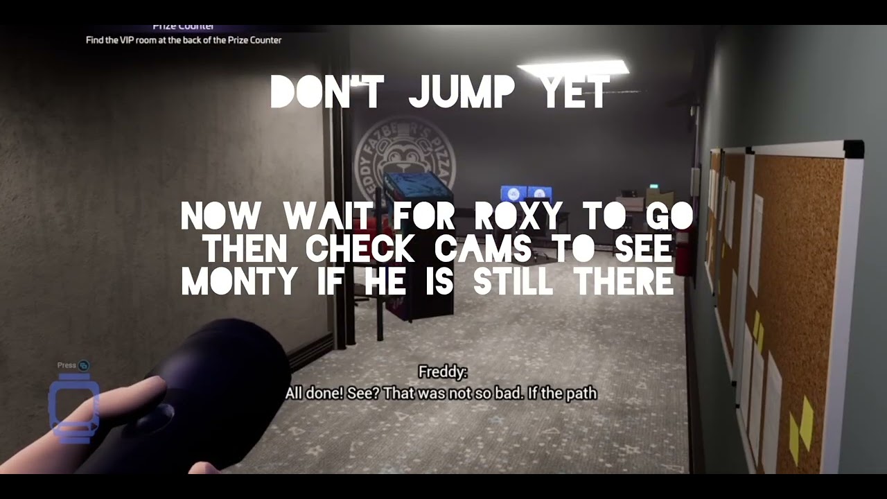 FNAF SECURITY BREACH PRIZE COUNTER EASY GLITCH