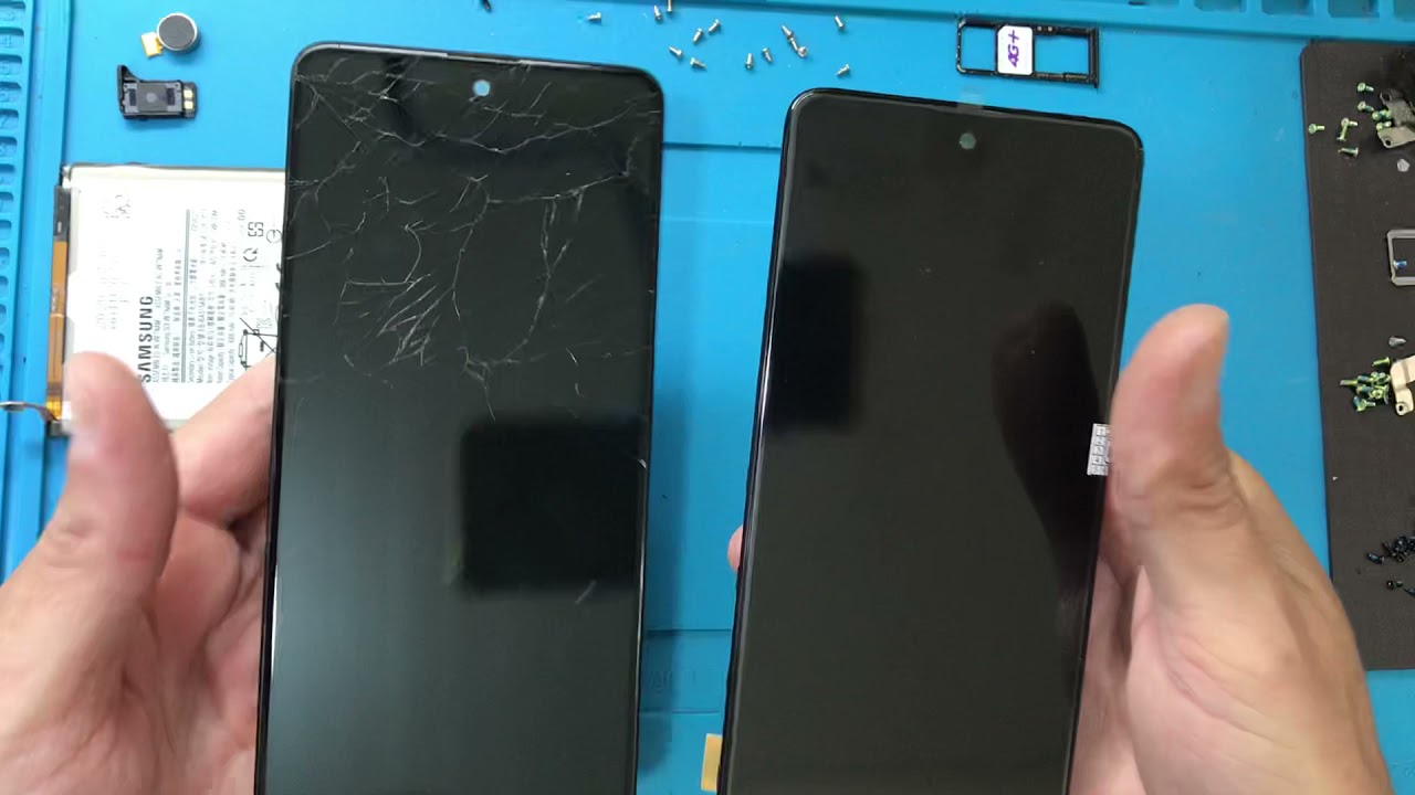 Como desmontar o Samsung a51 para troca de tela(qualidade lcd) e outros reparos