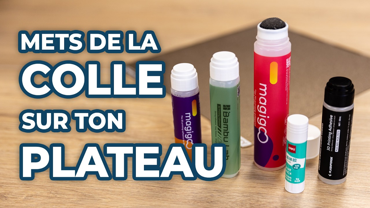 Impressions 3D qui ne tiennent pas ? Mets de la colle !