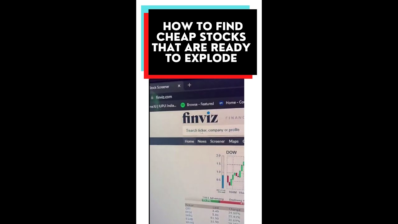 HOW TO FIND CHEAP STOCKS THAT ARE READY TO EXPLODE  