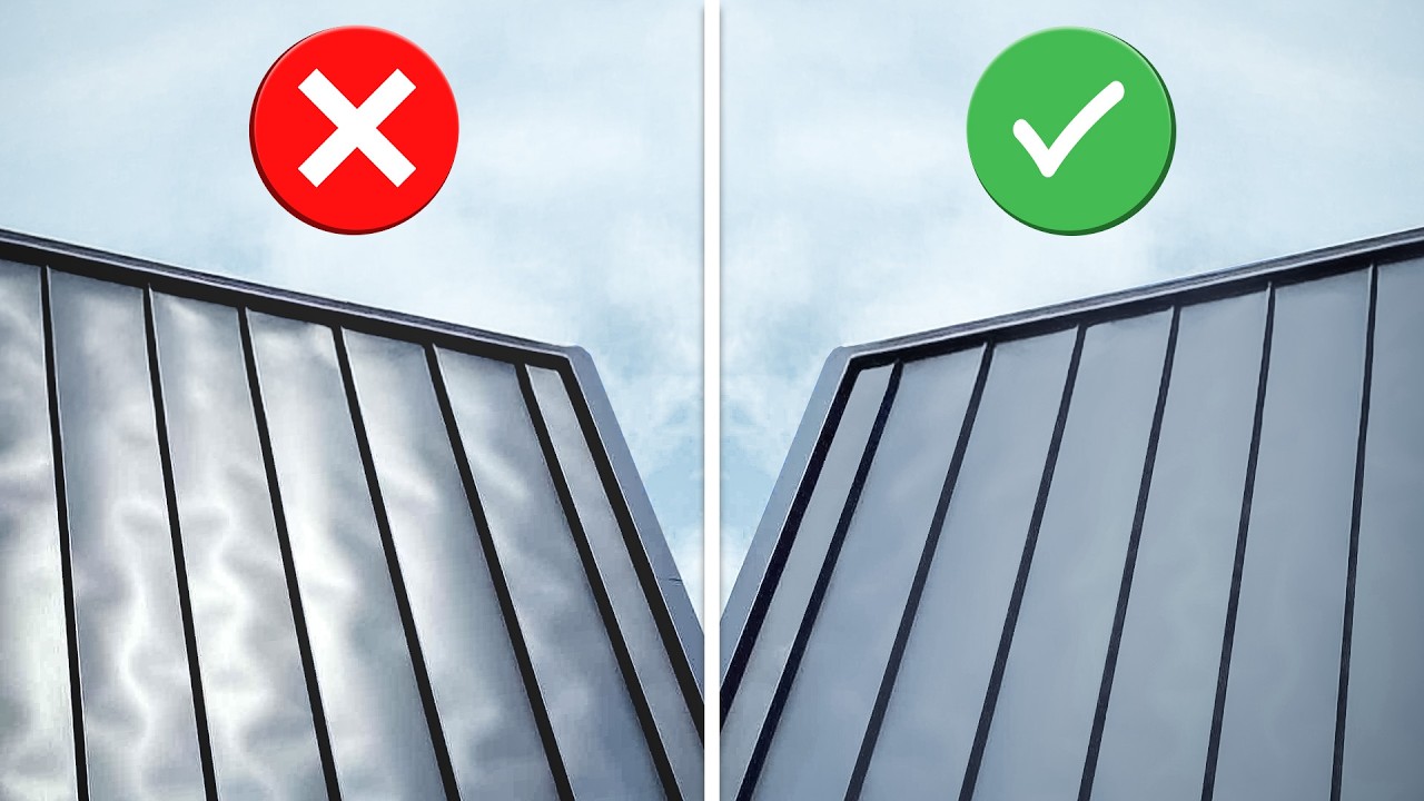 5 Ways I Avoid Oil Canning Standing Seam Panels