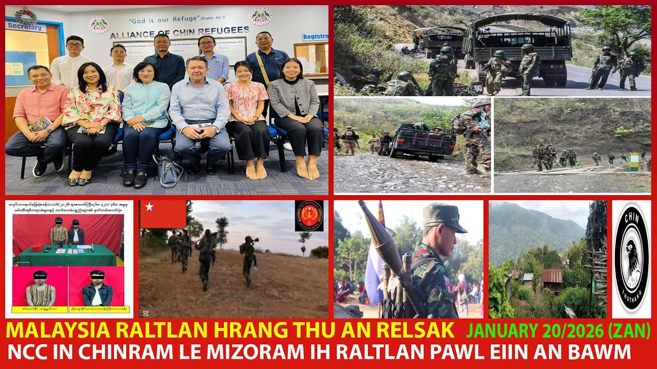 January 20 Zan - Falam Le Tedim Lam Panin Ralhrang Thazang 300 Hrawng An Poksuak.