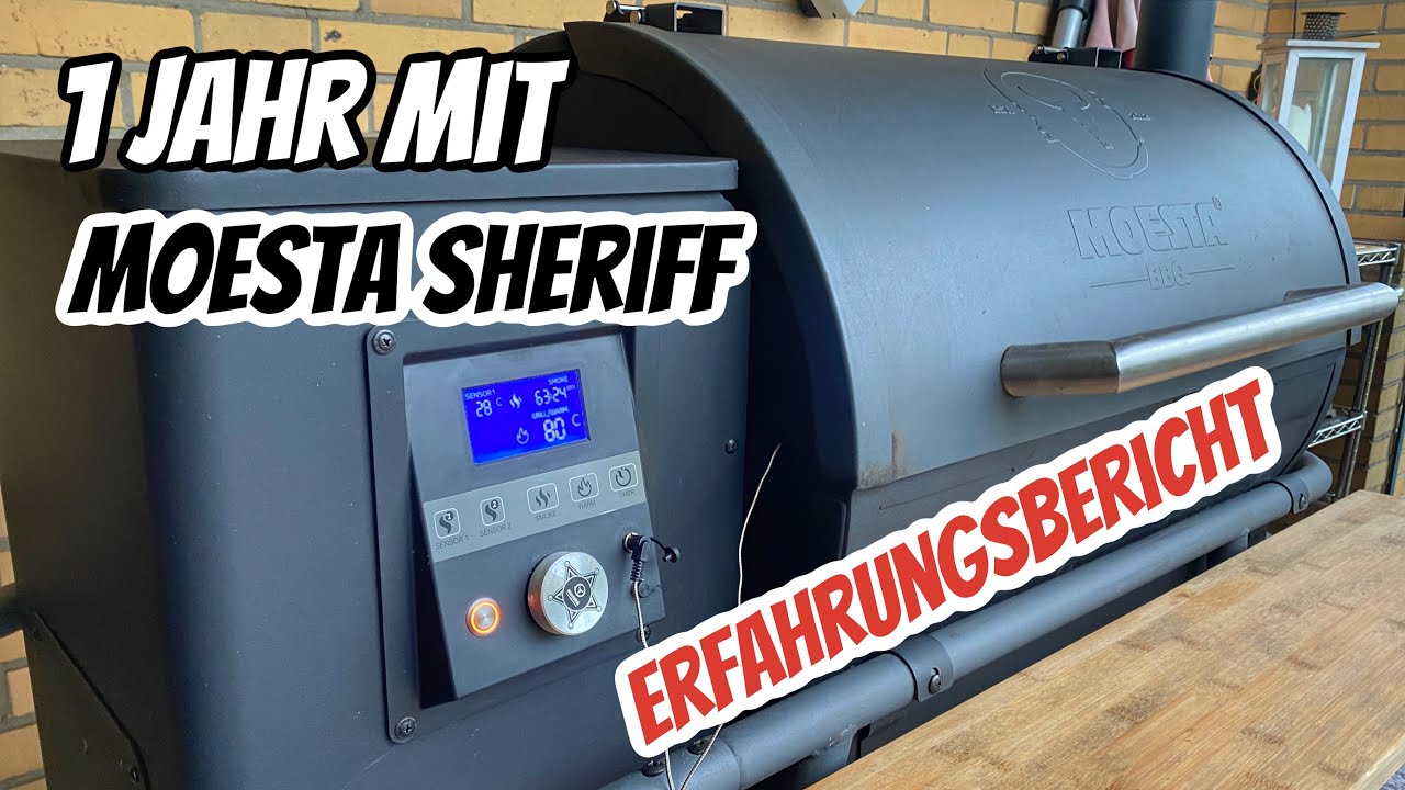Moesta Sheriff Pelletgrill ein Jahr in Betrieb - Erfahrungsbericht | Grillcoach Gerrit