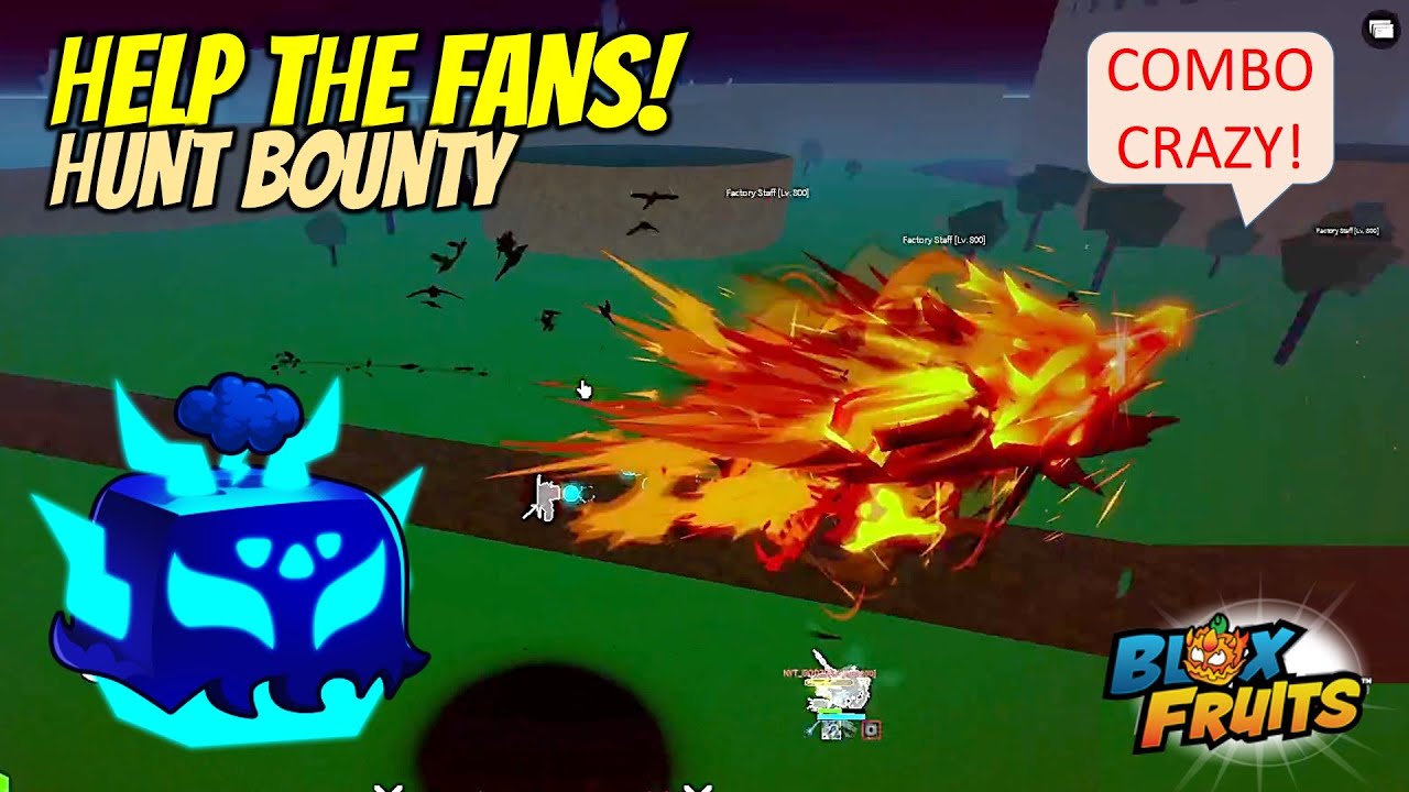 HELP FANS UP 21M BOUNTY WITH LIGHTNING FRUITS IN BLOX FRUITS