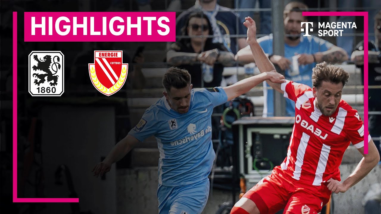 TSV 1860 München - Energie Cottbus | Highlights 3. Liga | MAGENTA SPORT