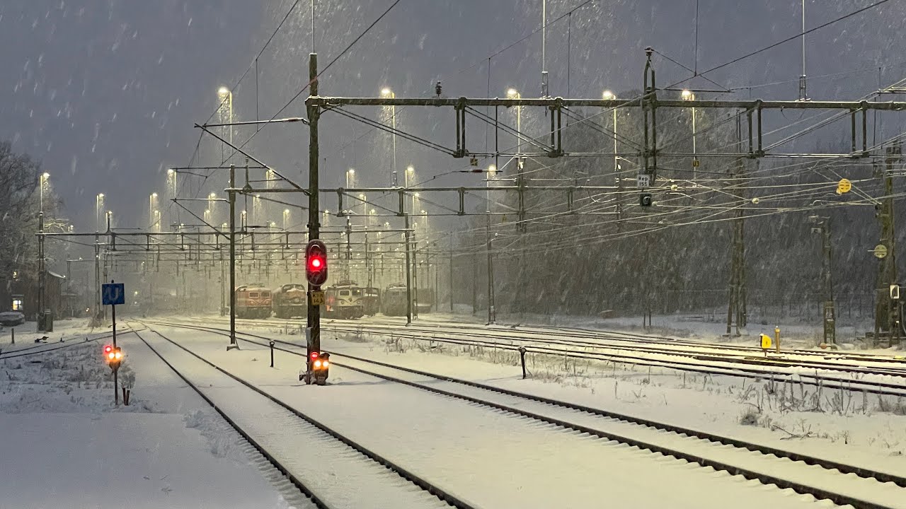 Del 2 Vinter på den svenska järnvägen. Svenska Tåg!