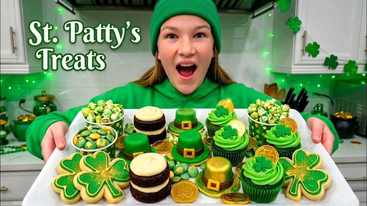 DIY St Patrick's Day Treats! Easy Leprechaun Snacks!!