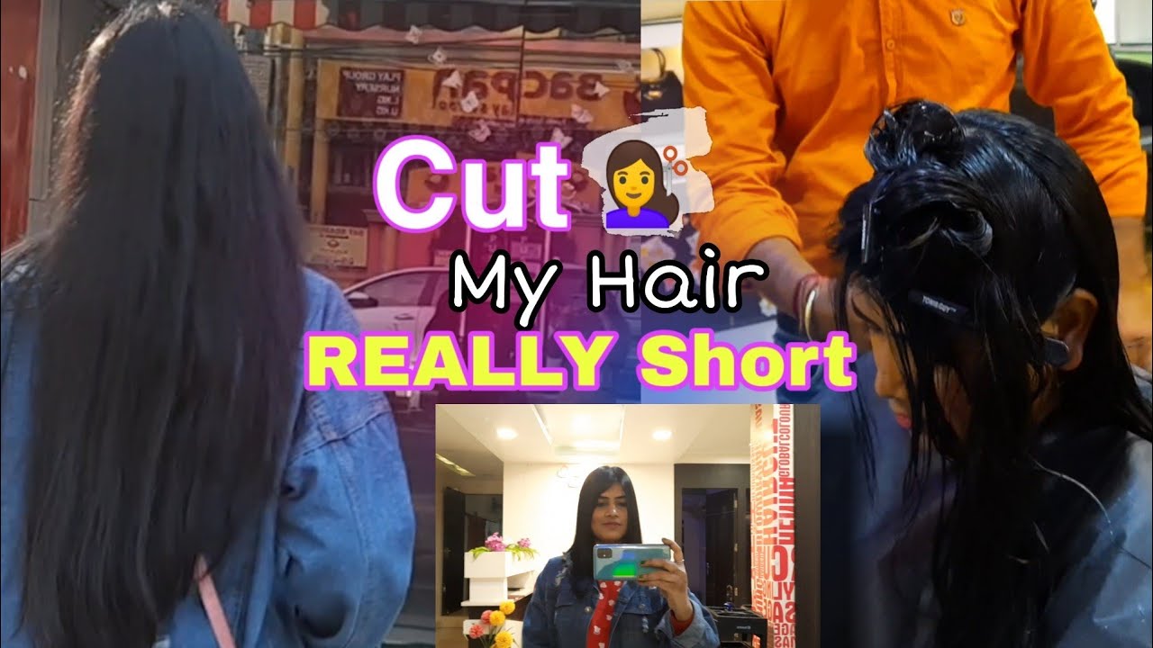 Omg cut my hair reallllyy short.... | extreme hair transformation