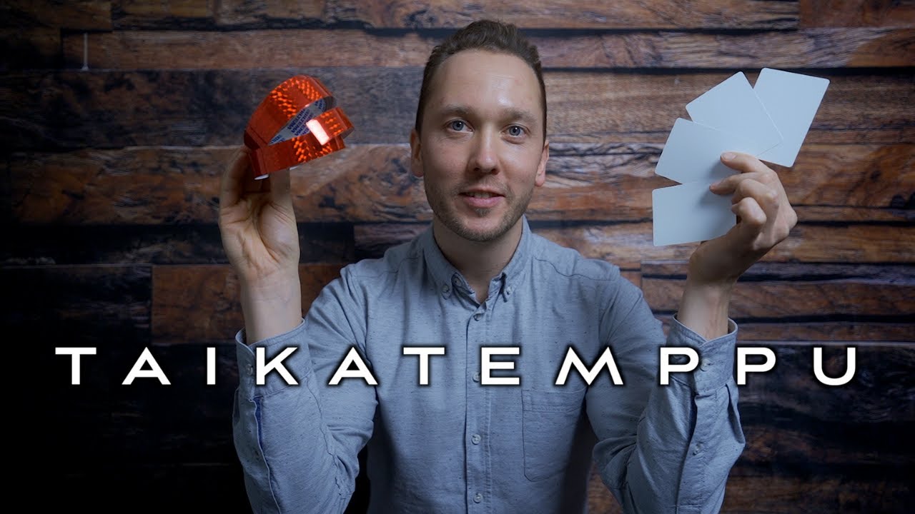 Taikatemppu tarralla ja tyhjillä korteilla