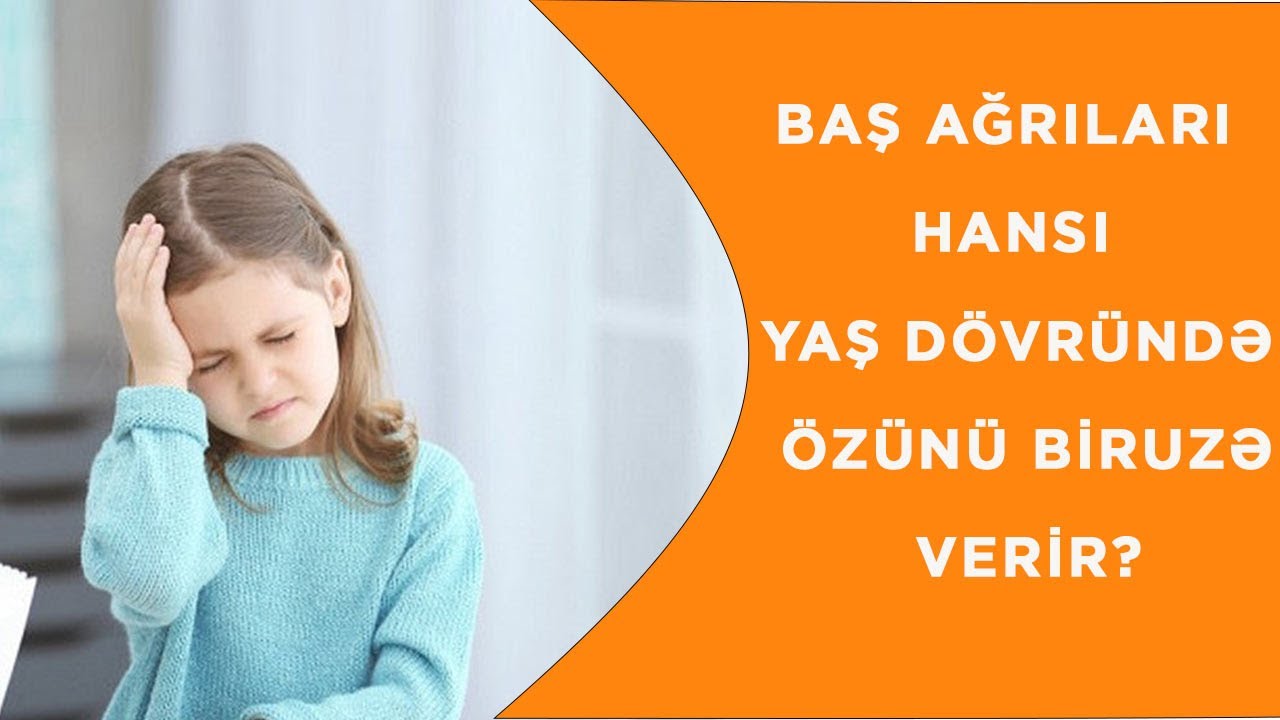 Gərginlik baş ağrıları nədir,əlamətləri nələrdir❓Baş ağrıları hansı yaş dövründə özünü biruzə verir❓
