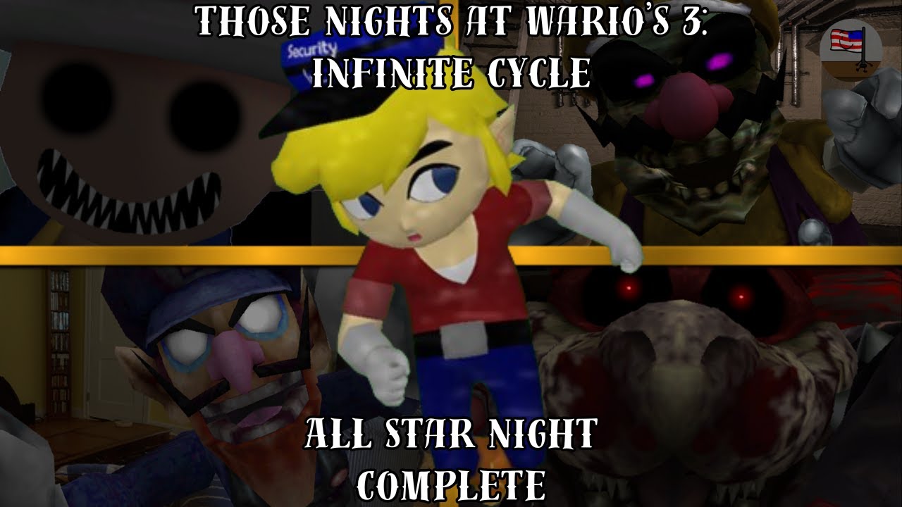 Those Nights at Wario's 3: Infinite Cycle || All Star Night Complete (Standard Mode)