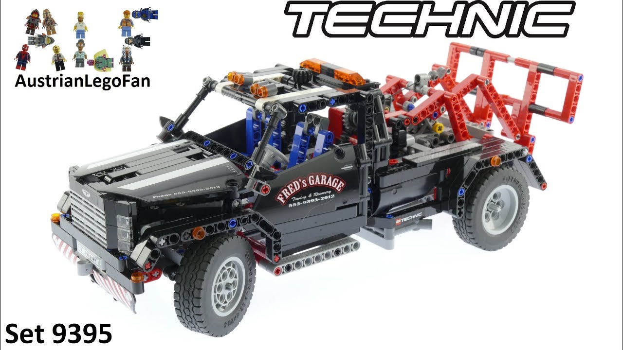 Lego Technic 9395 Pick-Up Tow Truck - Lego Speed Build