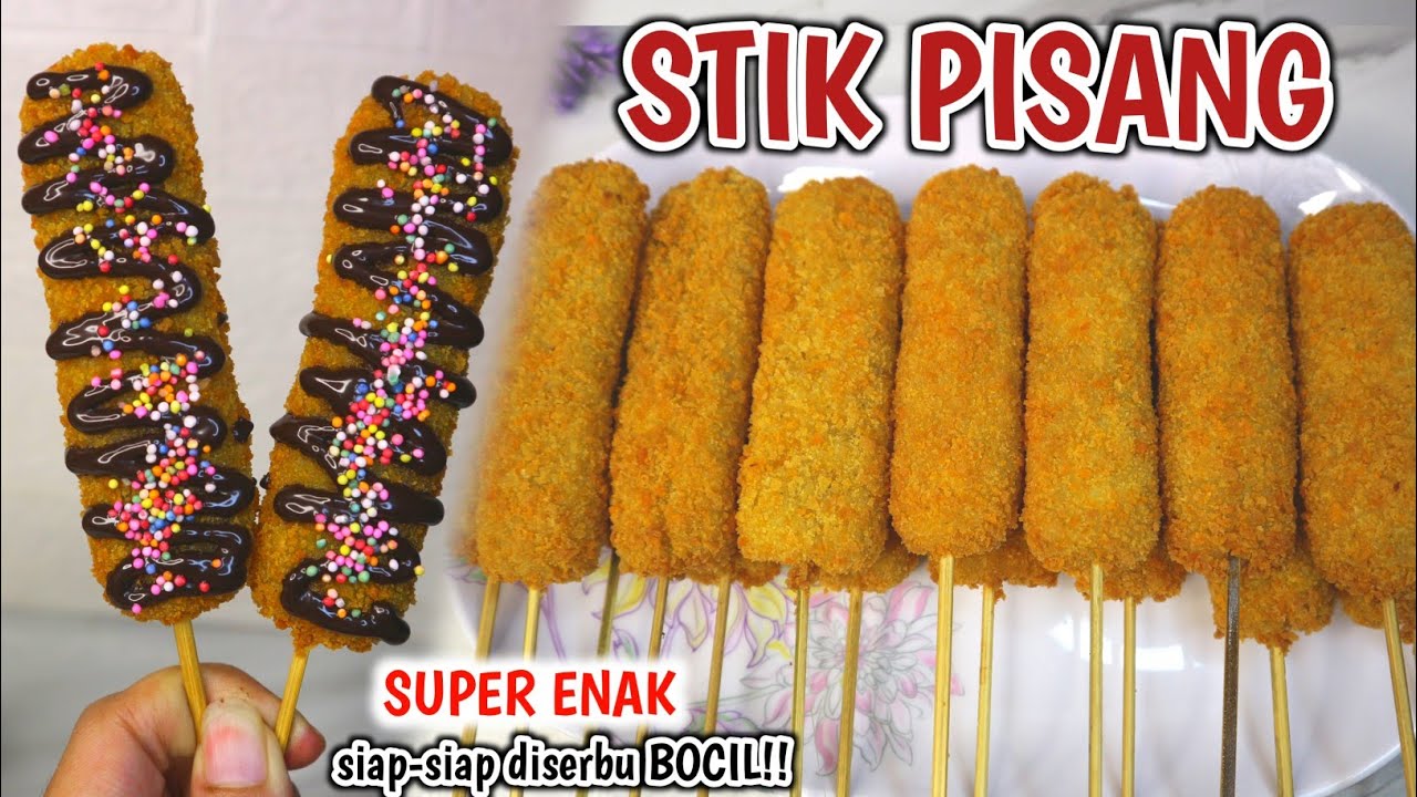 NYESEL BARU TAU TERNYATA LARIS BANGET!! STIK PISANG SUPER ENAK IDE JUALAN UNTUNG BANYAK