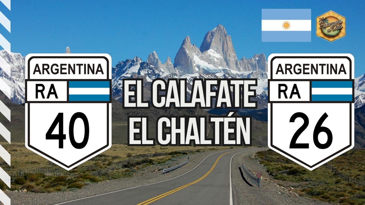 🇦🇷 Ruta El Calafate- El Chaltén 🏔️ Ruta 40 ✅  Paisajes increíbles con el Fitz Roy de fondo ❄️