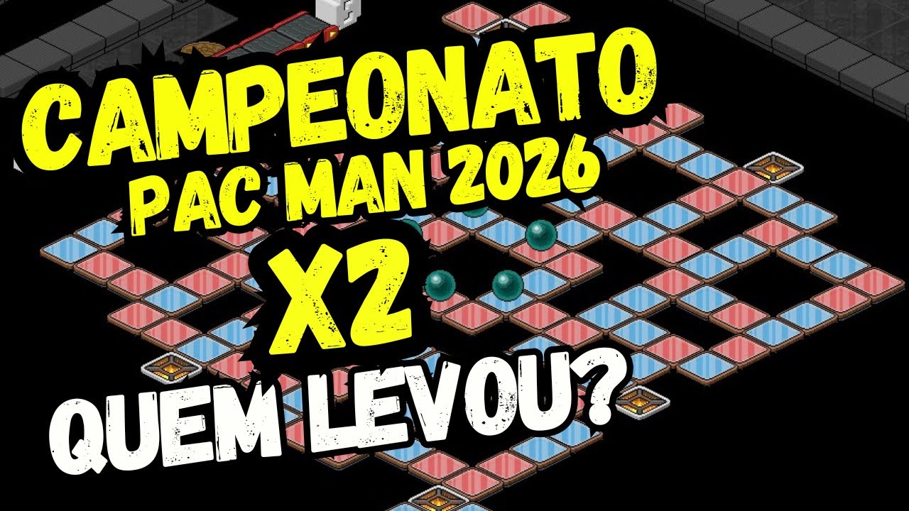 PAC MAN: 1&deg; CAMPEONATO 2026 NO HABBO