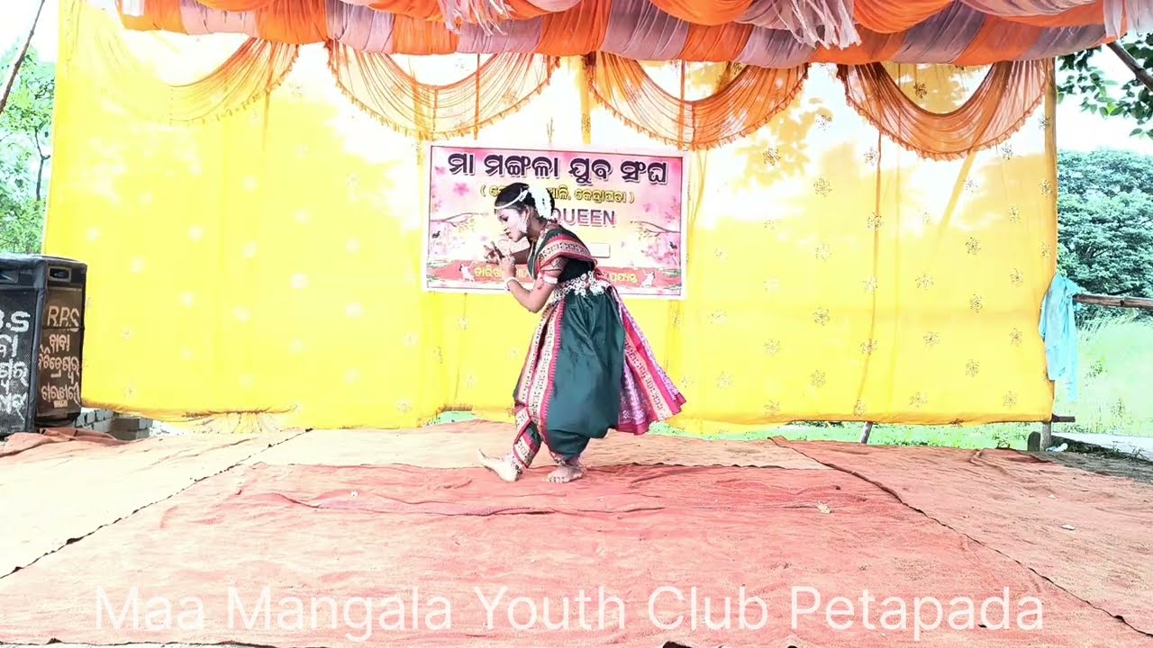 ମନ ହୁଏ ରାଧା ସାଜି ନାଚିବି ମୁ ଓଡ଼ିଆ ଭଜନ🥺🙏🥺🙏#maamangalayouthclub#rajodance#petapada