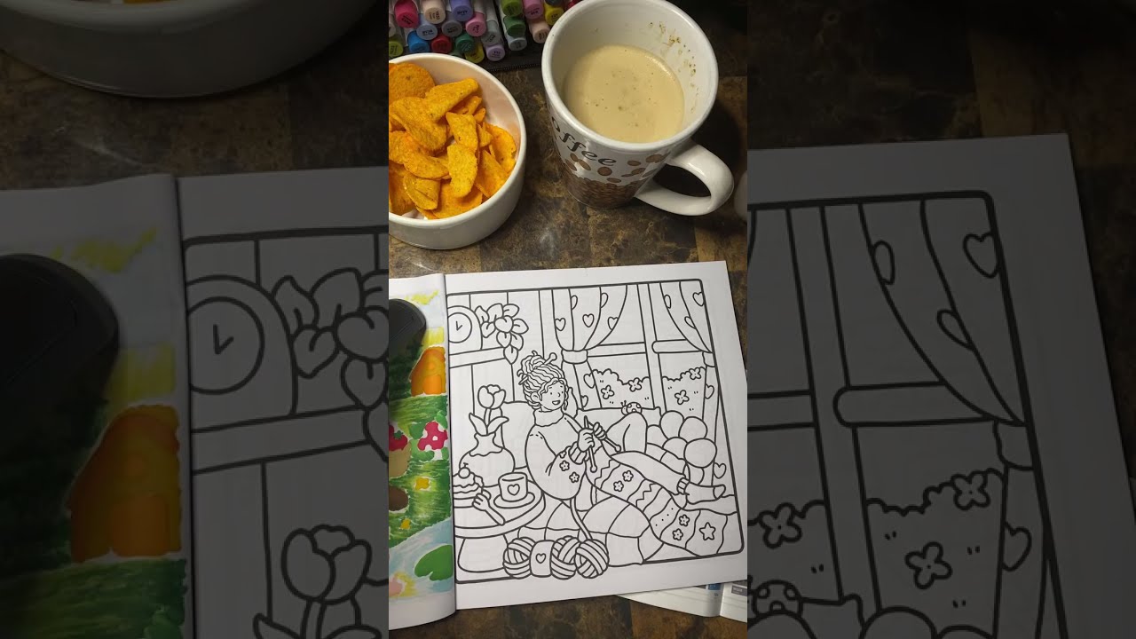 Coloring Stress Relief, Coloring for Adults | Stress Reliever | Relaxation | Calming | Therapy