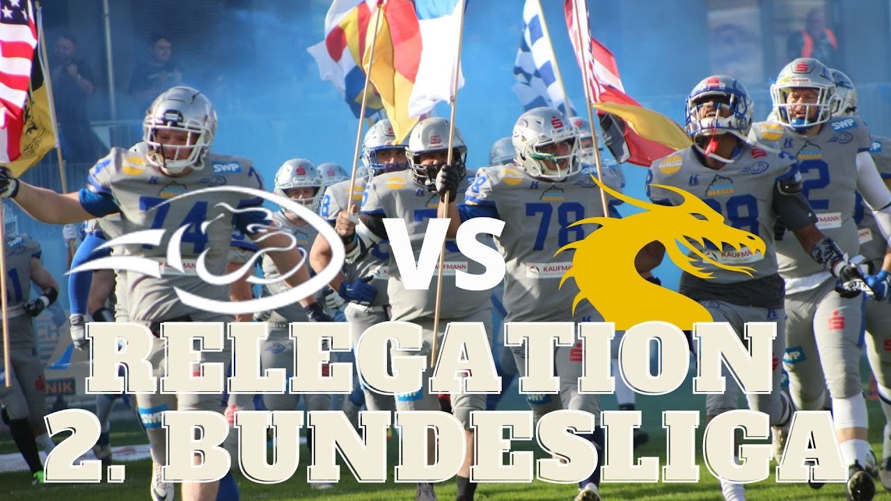 American Football Playoffs Pforzheim Wilddogs vs. Giessen Golden Dragons Relegation 2.  Bundesliga