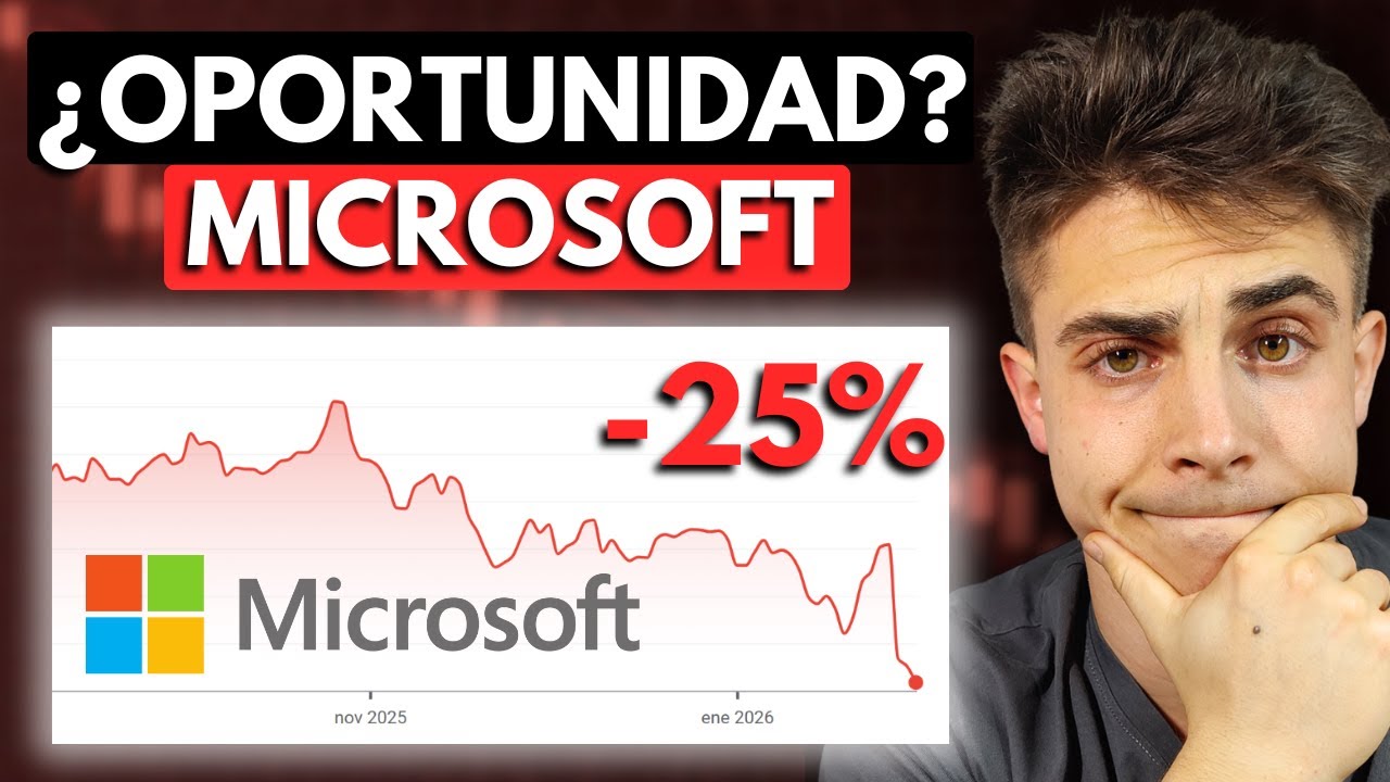 MICROSOFT se DESPLOMA un -25% | ¿OPORTUNIDAD HISTÓRICA?