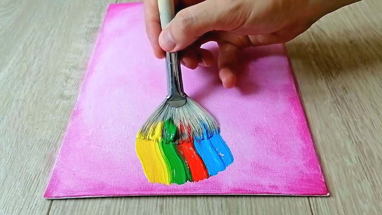 Colorful Abstract Like Chuang Che | Acrylic Painting | Ideas for Beginners | Work #91