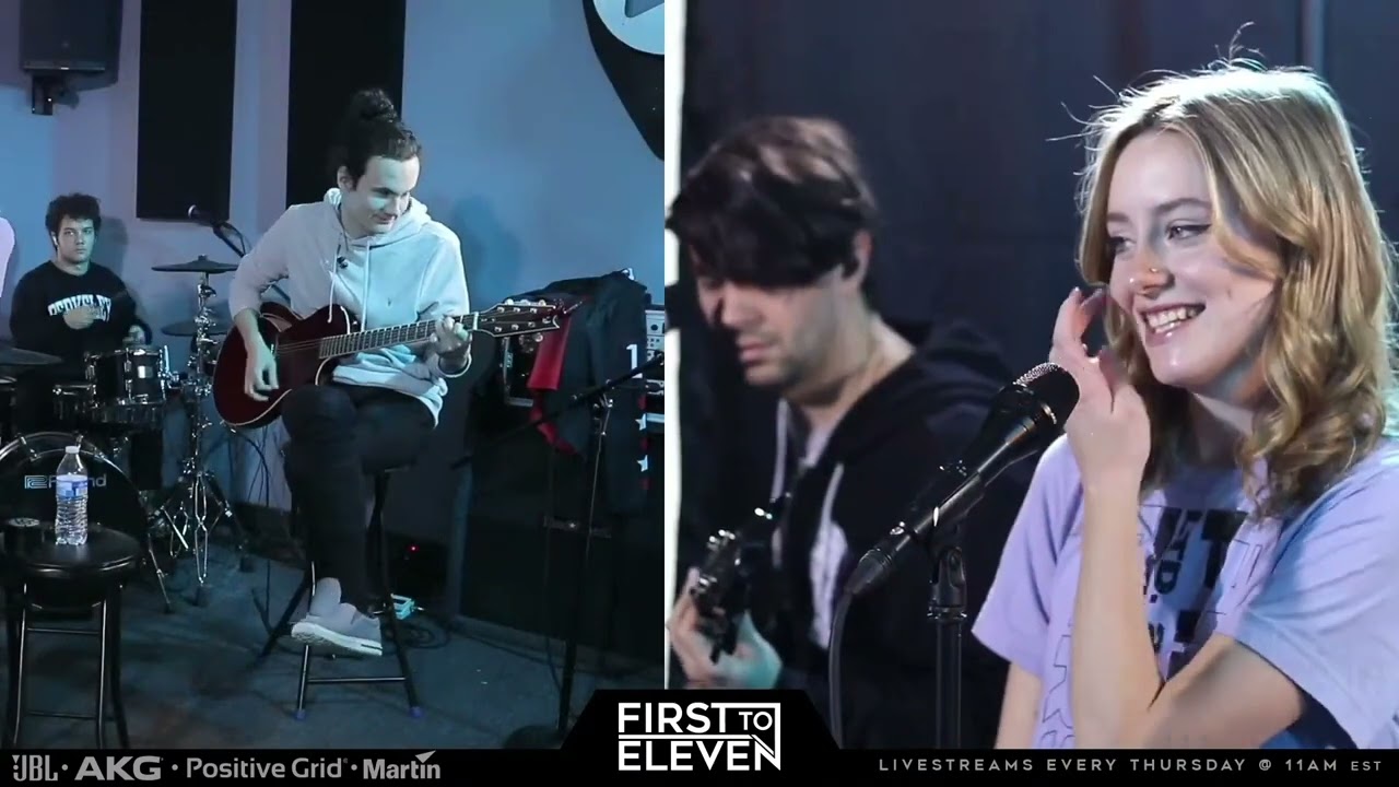 First To Eleven- Hot N Cold- Katy Perry Acoustic Cover (livestream)
